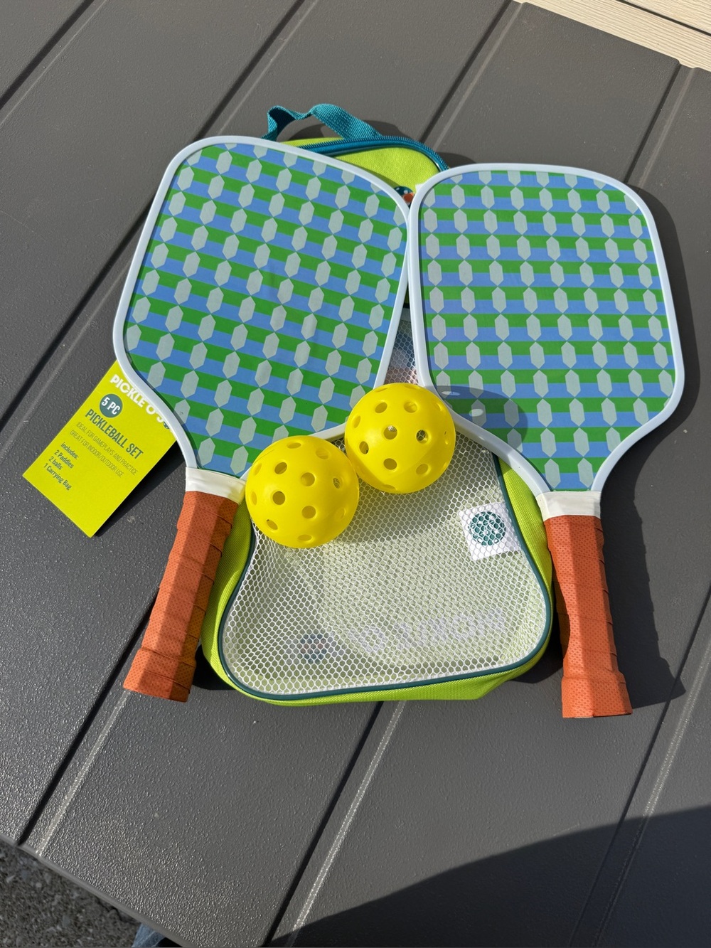 Pickle O’Joe set. New in carrying case